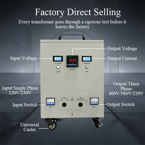 High Quality 15KW 15KVA 20KW 20KVA 2-3 Phase <strong>Converter</strong> 220V to 380V 220V 400V Step Voltage <strong>Transformer</strong> with Coil Shape - Product Image 3