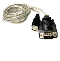 Cable USB a RS232, Cable de Puerto Serie, Conector DB9, Puerto COM, Convertidor de Computadora, Doble Chip, Cable USB a Puerto Serie