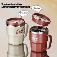 Taza de acero inoxidable 304 Taza termo de acero inoxidable 400ml Tazas de viaje impresas