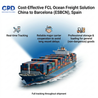Servicio de Transporte Marítimo de Contenedores FCL Económico desde China a Barcelona, España
