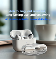 Coque de Protection Souple Transparente Anti-Rayures et Anti-Choc pour AirPods 3 2 1 Pro Écouteurs Sans Fil
