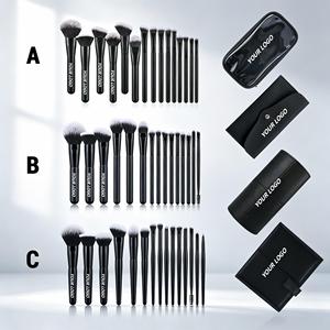 Set di 15 <span class=keywords><strong>Pennelli</strong></span> da <span class=keywords><strong>Trucco</strong></span> di Alta Qualità con Logo Personalizzato, Strumenti <span class=keywords><strong>per</strong></span> <span class=keywords><strong>Trucco</strong></span> Occhi e Viso, Manico in Legno, <span class=keywords><strong>Pennelli</strong></span> <span class=keywords><strong>Professionali</strong></span> - Product Image 2