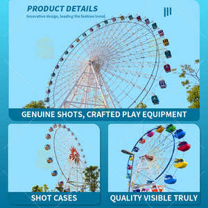 Fabricant chinois d'attractions de fête foraine, grande roue de 46 m, manèges de parc d'attractions à vendre - Product Image 3