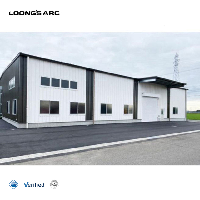 Industrial Light Steel Structure Factory Workshop Shed Flexible Space Prefab Warehouse