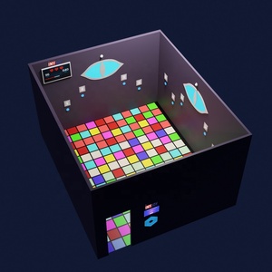 Pavimento Interattivo a LED per Giochi Indoor <span class=keywords><strong>Escape</strong></span> Activate Hide Devil's Eye <span class=keywords><strong>Game</strong></span> Room 30x30cm Mega Relay Pixel Grid Floor Is Lava - Product Image 1