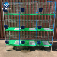 Cage d'élevage de lapins pour ferme avicole, équipement d'élevage de lapins, cages à lapins YIZE en fil galvanisé 2.0-4.0 mm