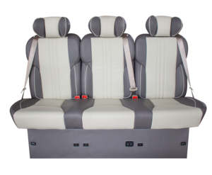 Sofá Cama de Cuero Transpirable Personalizable para <span class=keywords><strong>Autocaravanas</strong></span> y Casas Rodantes, Asiento Ajustable Cómodo para Furgonetas Camper, Asientos de Coche Modificados - Product Image 2