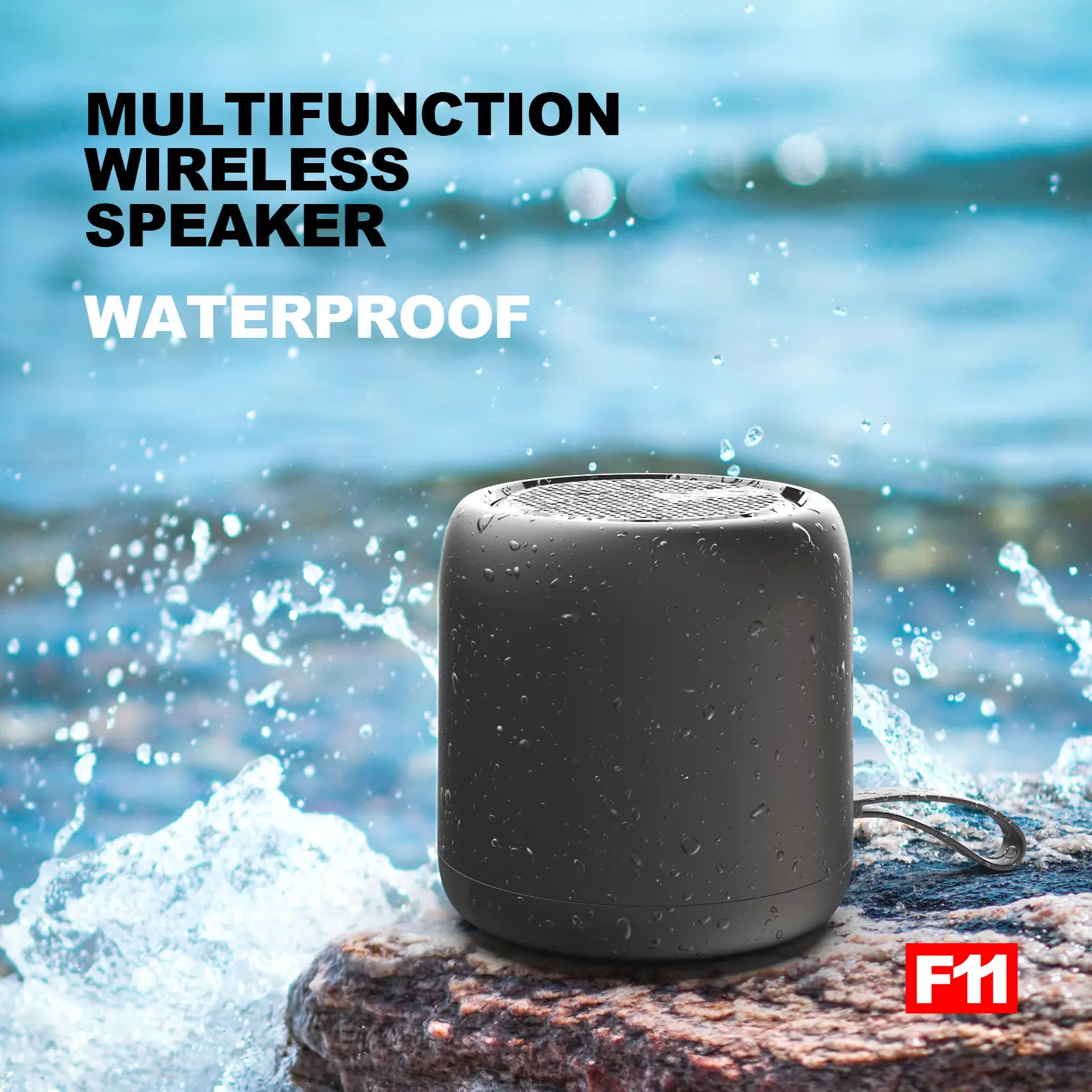 Portátil Rodada À Prova D' Água Mini Pequeno Soundbox Sistema Baixo Estéreo Telefone Móvel Ao Ar Livre Áudio Música Sound Box BT Wireless Speakers