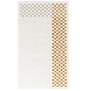 Tapis de sol en fausse fourrure cachemire à carreaux blancs, lavable, pour salon et chambre - Product Image 5