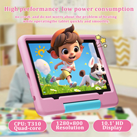 Tablet PC Infantil de 10.1 Pulgadas con Android 15.0, 4GB + 4GB de RAM Expandible, 32GB de ROM, Funda Protectora de EVA, Control Parental y Aplicaciones Aiwawa