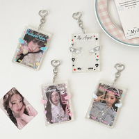 Support de Carte Photo en Acrylique Irrégulier de 3 Pouces, Nouveau Style, pour Merchandise Kpop, Cadeau Créatif, Personnalisable
