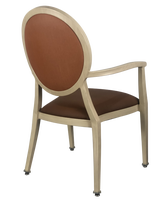 Fauteuil moderne et élégant Mobilier de maison Fauteuil de salle à manger Chaise de salle à manger résistante aux taches pour personnes âgées et soins à domicile