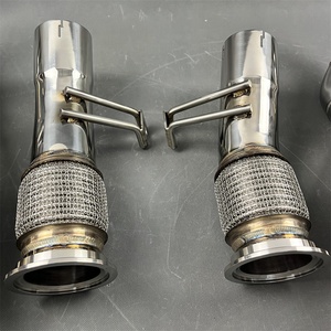 Collecteur d'échappement 304SS pour Audi R8 <span class=keywords><strong>v10</strong></span> <span class=keywords><strong>Lamborghini</strong></span> LP560 Huracan - Product Image 2