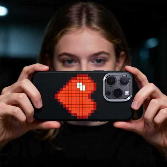 App Control Four Models LED DIY Sreen Phone case Call Flashing LED Display PC Cover DIY Mobile Phone Case 13 14 15  16 Pro Max
