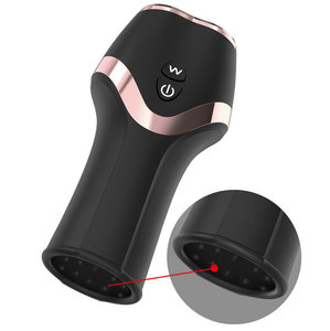 كأس استمناء ذكري كهربائي محمول باليد مع حركة دوارة حلزونية وخرز - Product Image 3