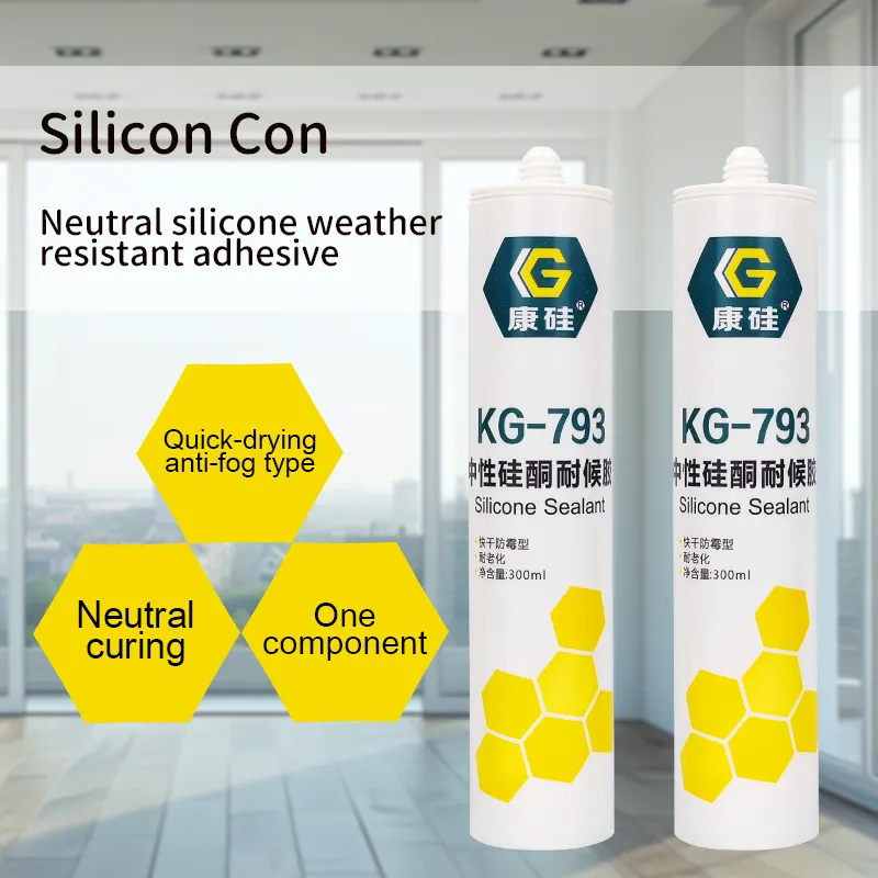 [Hot Selling] Construction Structural Silicone Sealant Woodworking Concrete Sealant Silicone Acetic Silicone Sealant