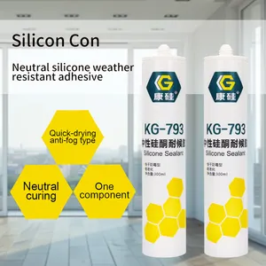 Factory Wholesale Price Low VOC White All-Purpose neutral Adhesives Silicone Sealant Latex Caulk Sealant