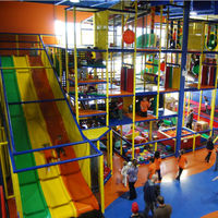 Combinaison personnalisée grand toboggan équipement de terrain de jeu intérieur