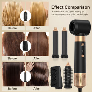 Estilizador de Cabello Multifuncional 6 en 1 Herramientas Intercambiables Voluminizador Cepillo Secador de Aire Caliente Secadora de Pelo - Product Image 3