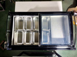 Réfrigérateur de glace de dessus de <span class=keywords><strong>table</strong></span> vitrine <span class=keywords><strong>d</strong></span>'affichage de réfrigérateur de glace avec le bon <span class=keywords><strong>prix</strong></span> - Product Image 3