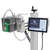 Machine de marquage laser UV volante IPS-LUV5W T 5W, alternative à l'imprimante de codage par transfert thermique TTO pour l'impression de codes de date et de logos