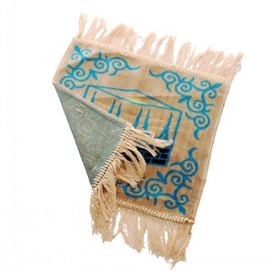Custom-made Muslim pashmina <b>prayer</b> rugs with delivery/wholesale in stock, Islamic pilgrimage <b>mats</b> for home <b>prayer</b>, washable - Product Image 5