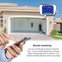 Ouvre-porte de garage WiFi 2CH 433-900MHz, télécommande 9-30V, fonctionne avec l'application Tuya, contrôleur intelligent marche/arrêt, domotique