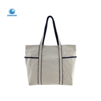 Sac fourre-tout en toile personnalisable, écologique, pliable, grande capacité, unisexe, solide, durable, pour le shopping, la gym, la plage, les voyages