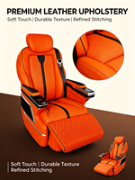 Siège de luxe à écran tactile, zéro gravité, réglable électriquement, type capitaine, pour conversion de fourgonnette Sprinter