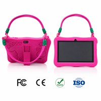 Tablet Anak 7-inci 16GB Quad-Core MTK 1.3GHz Android 8.1 Wi-Fi Layar Sentuh Kapasitif Anti Guncangan Tablet Edukasi