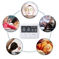 Timer Dapur Mini Ramah Lingkungan Bersertifikasi CE RoHS, Penjualan Terlaris, untuk Sekolah dan Rumah, Timer Digital LCD Magnetik, Timer Pintar OEM
