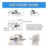Machine d'emballage automatique de chaussettes CB-300SK, haute productivité, scellage de sacs en plastique, moteur contrôlé par PLC