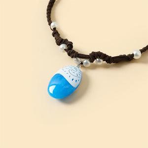 Collar de Perlas Inspirado en Moana, Forma de Lágrima, Uso Diario, Unisex - Product Image 2