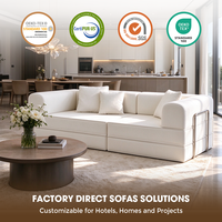 Maßgefertigtes Knitterfreies Modulares Würfelsofa mit Komprimierter Verpackung für Wohnzimmer, Hotel & Einzelhandel