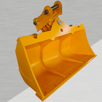 Mud Tilting ember Incline ember hidrolik 900mm 1000mm 1200mm lebar untuk Mini 1Ton 2 Ton 3Ton EXCAVATOR