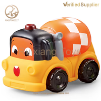 Lot de Jouets de Voiture en Caoutchouc Souple et PVC pour Enfants, Voiture de Cognition de Dessin Animé, Cadeaux d'Anniversaire pour Garçons et Filles, Fourniture d'Usine