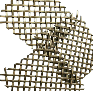 Kisi-kisi kawat dekoratif, sisipan pintu kabinet lembar jala tembaga jala dekoratif - Product Image 3