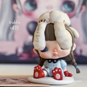 Figura Coleccionable Personalizable de PVC de Chica Triste con Cara de Lágrimas, Estilo Gótico, Caja Sorpresa Pequeña, Temática Personalizada, Personaje de Anime - Product Image 3