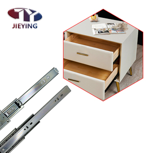 3 Fold Damper Basket <strong>Drawers</strong> Channel <strong>Push</strong> to <strong>Open</strong> Hidden Telescopic Rails <strong>Soft</strong> Close Undermount Concealed <strong>Drawer</strong> <strong>Slide</strong> - Product Image 4