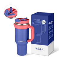 ODM gobelet à poignée aventure multicolore isolé sous vide 40oz double paroi en acier inoxydable 304 pour la bière