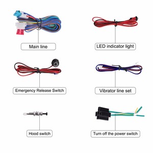 Hệ Thống Báo Động Một Chiều Thông Dụng Khóa Trung Tâm Điều Khiển Từ Xa Cho Xe Ô Tô 12V Báo Động Chống Cướp Xe Hơi - Product Image 5