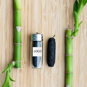 Biodégradable sans BPA fil dentaire naturel écologique fil dentaire en fibre de bambou végétalien produits de soins bucco-dentaires fil dentaire PLA - Product Image 5