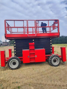Plataforma Elevadora de Tijera Eléctrica Autopropulsada de 10 Metros, Plataforma de Trabajo Aérea de Elevación y Descenso Vertical, Elevación de Tijera - Product Image 3