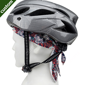 Durags Wave Cap entièrement personnalisés imprimés en velours étoilé, en polyester respirant et absorbant, pour le sport, le ski, réglables, légers, pour la plage et les fêtes - Product Image 3