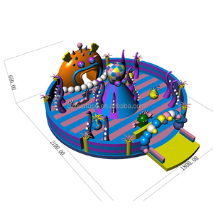 Commercial Large Outdoor <strong>Game</strong> <strong>Inflatable</strong> Bouncer Castle Giant Playground Equipment Octopus Theme Trampoline <strong>Inflatable</strong> Fun Parks - Product Image 2
