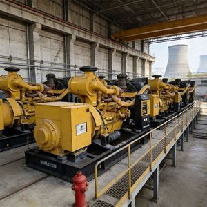 เครื่องกำเนิดไฟฟ้า EGS570 Komatsu SAA6D140-P510 มือสอง กำลังไฟฟ้าหลัก 360 กิโลวัตต์ กำลังไฟฟ้าสำรอง 396 กิโลวัตต์ - Product Image 3
