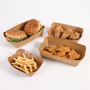 Caja <span class=keywords><strong>de</strong></span> Embalaje Biodegradable y Ecológica para Comida Rápida, Bolsa para Llevar Hamburguesas, Pollo y Papas <span class=keywords><strong>Fritas</strong></span> - Product Image 6