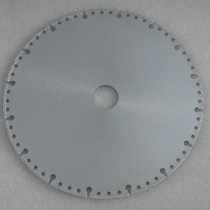 Disque de coupe diamanté brasé sous vide à usage général, longue durée de vie, diamètre 350 mm, arbre de 25,4 mm, pour la découpe de plaques métalliques en acier - Product Image 4