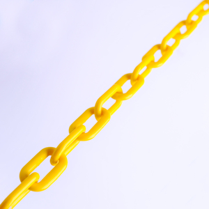 แผ่นกั้นเพื่อความปลอดภัยการจราจรทำจากเหล็กและวัสดุโซ่พลาสติก6มม. 8มม. วัสดุ PP โพลีเอทิลีน PE 6มม. 8มม. กั้นความปลอดภัยการจราจร - Product Image 3