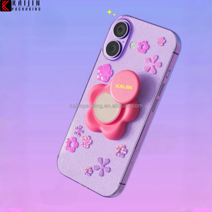 Custom Flower <strong>Lipstick</strong> <strong>case</strong> Mobile Phone Back Sticker Cosmetic Container for <strong>Lipstick</strong> Blusher Eyeshadow Powder Lip Balm <strong>Case</strong> - Product Image 1